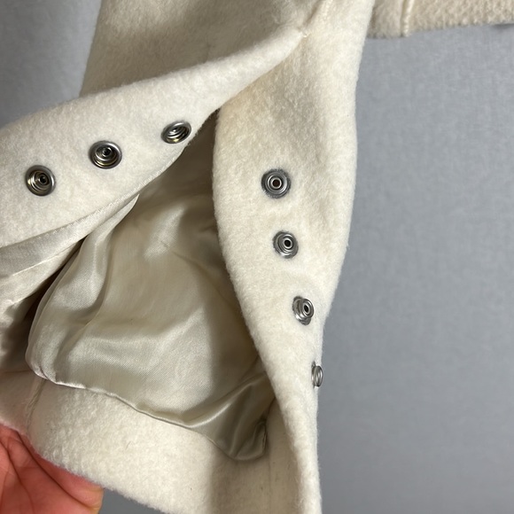 Rick Owens 100% cashmere women luxury jacket coat sz 40 eur 4US ivory new - Picture 7 of 15